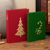 Christmas Open Fake Book Storage Box Luxury Decorative Books Abstract Design Coffee Table Books Bedroom Home Interior Decor