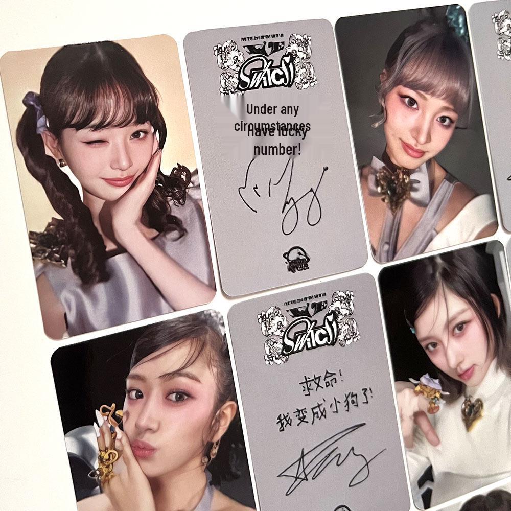 Мерчендайз альбома группы IVE "SWITCH": Фотокарточки Starry River SR1 Special Edition