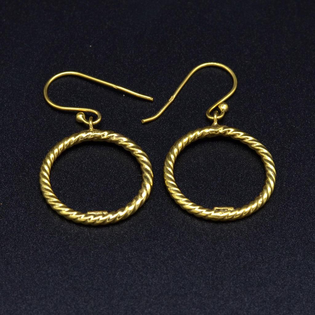 Boho 925 Silver 18K позолоченные серьги-подвески для женщин, 925 Silver Уникальные украшения ручной работы, подарок на День матери, подарок на годовщину