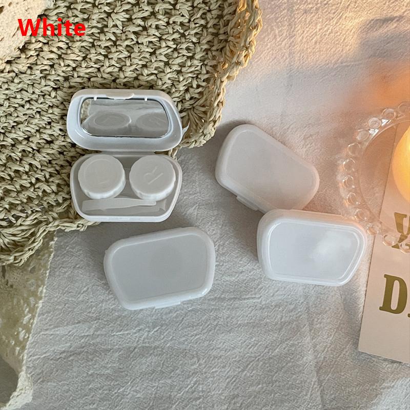 Коробка для контактных линз предотвращает утечку линзы крышка контейнер с зеркалом портативный подарок