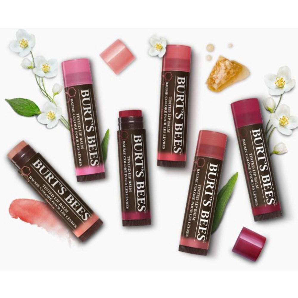 Burt's Bees Tinted Lip Balm, Magnolia, 4.25g, 4 Pieces
