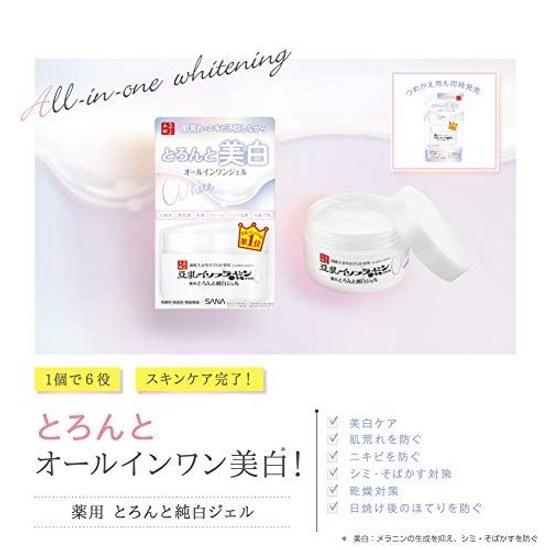 Medicinal Product Namelaka Honpo Toron Nō Gel Whitening N 100g Soy Isoflavones All-in-One