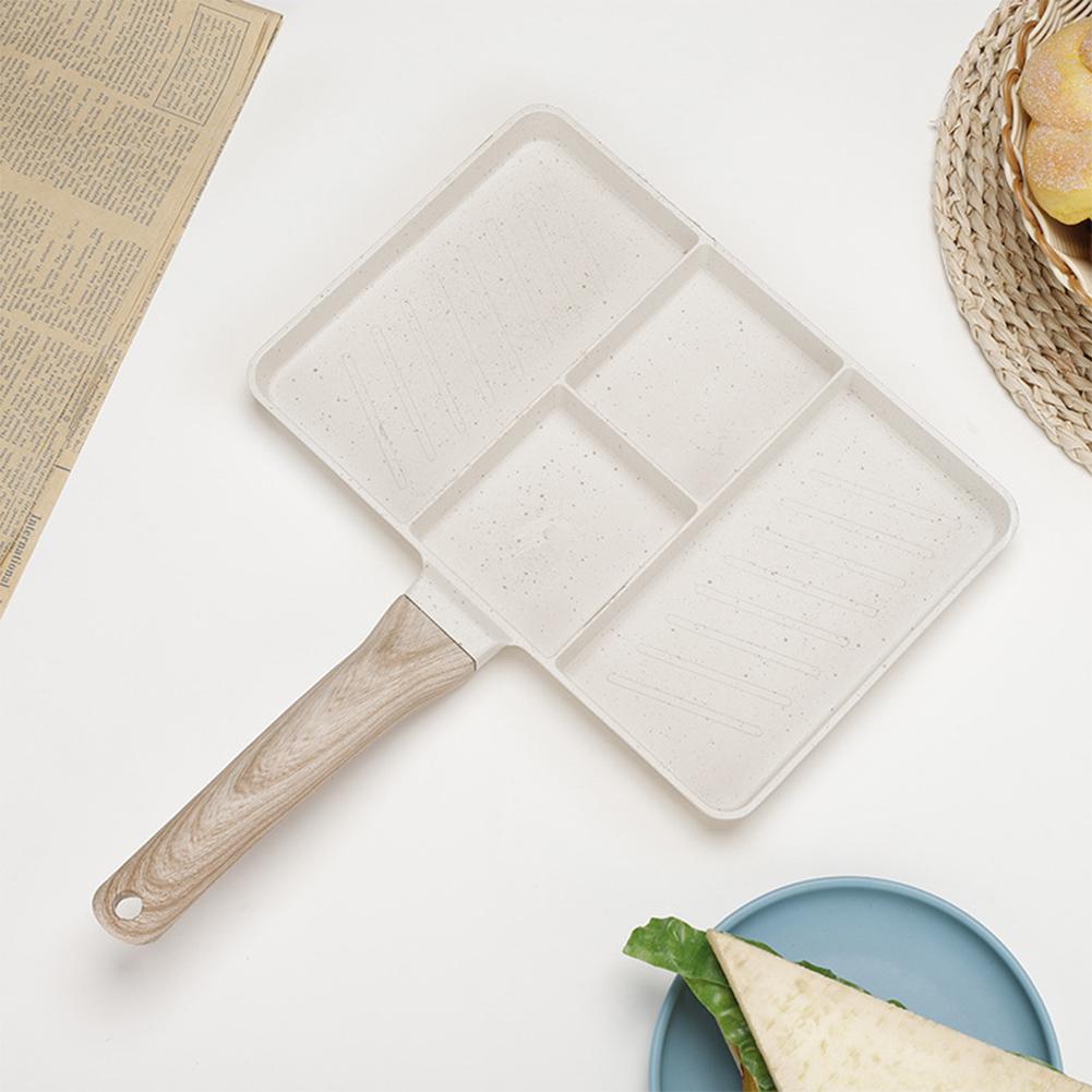 4 Cup Eggs Frying Pan for Breakfast Pancake Burger Sandwiches Nonstick Easy Clean Pancake Pan for Gas Stove & Induction Cooker