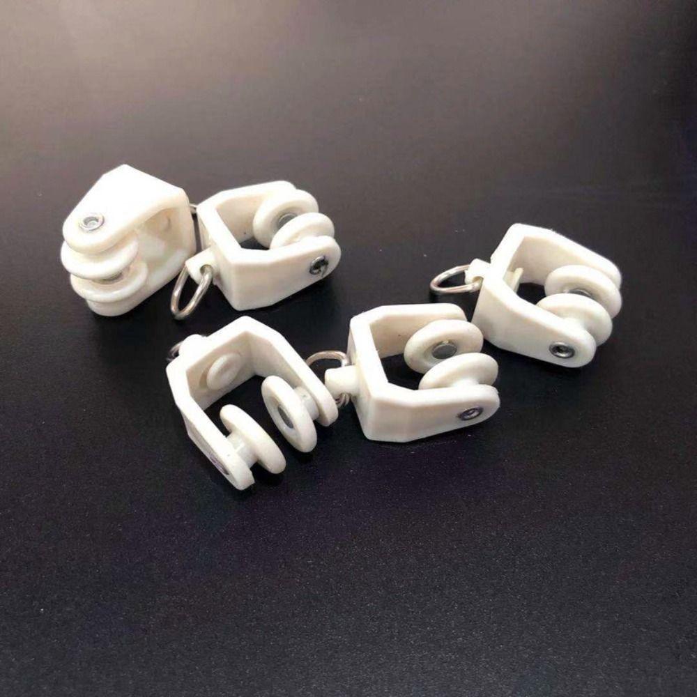 Hardware Accessories For Windows Shower Curtain Slider Drapery Hook Curtain Wheel Curtain Track