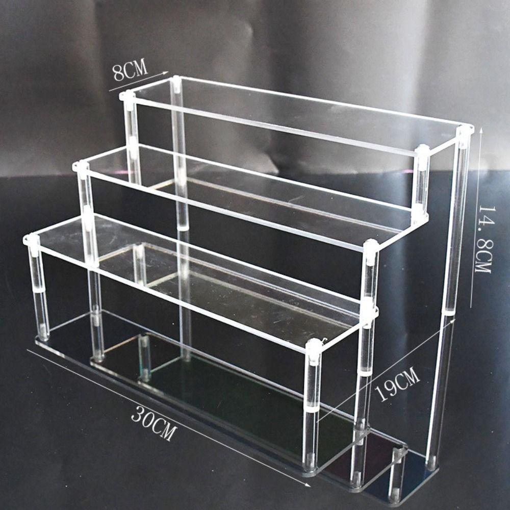 Acrylic Acrylic Display Stand 20/30/40CM Storage Rack New Figurine Shelf