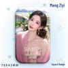 Meng Ziyi Laser Badge - Star Idol Support Brooch Pendant
