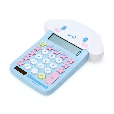 Sanrio Ключ-калькулятор Cinnamoroll с инструкцией по эксплуатации и гарантийным талоном в форме лица 633925,
