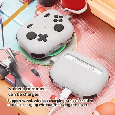 2025 для чехла для Airpods Pro 3 с брелоком Мягкий силиконовый защитный классический милый чехол-накладка с дизайном игровой консоли для Airpods Pro 3
