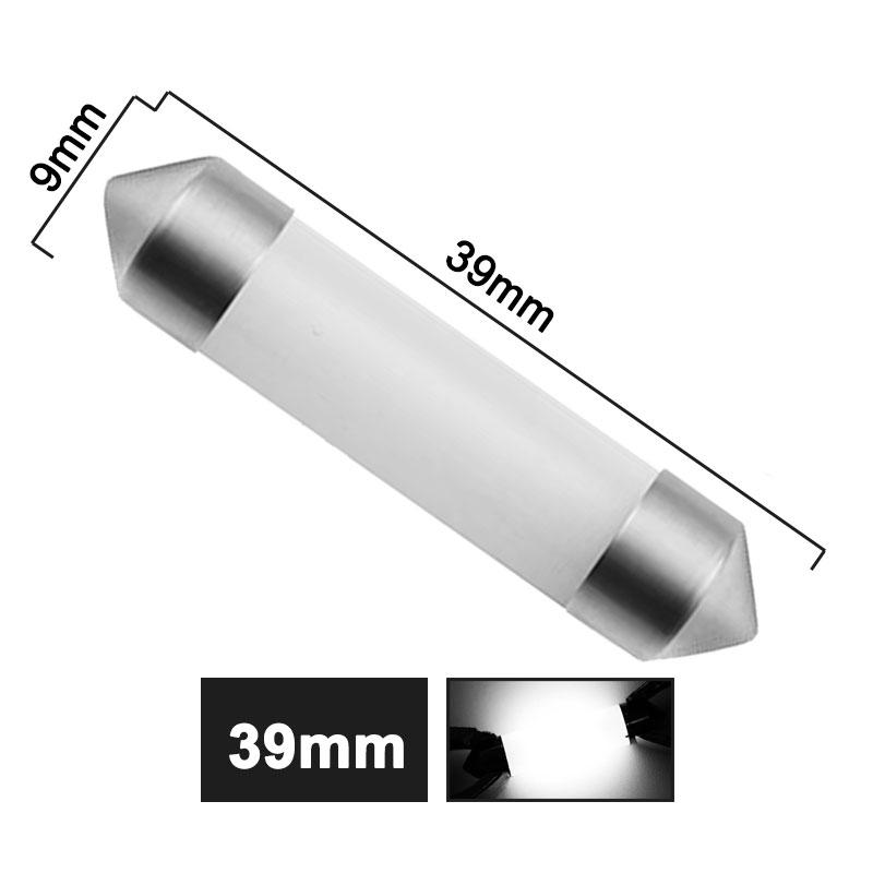 4/10 PCS C5W Festoon 31mm 36mm 39mm 41mm LED Bulbs COB 12V 6000K White Car Interior Dome Maps Reading Trunk Linse Plate Lights