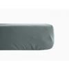 Palace Fitted Sheet Pure Washed Dyed Cotton 63 Threads/cm² Vent Du Sud - Palace Lichen - 160 X 200 Cm 35 Cm Gusset