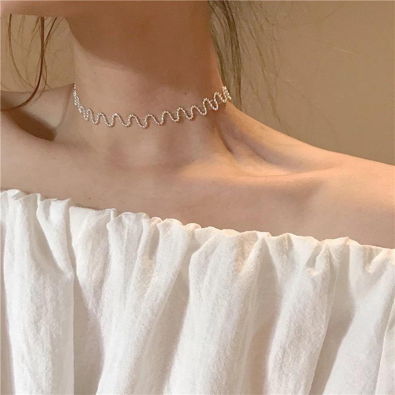 Новые бусины, женская цепочка на шею Kpop, жемчужное колье, ожерелье золотого цвета, готическое колье, ювелирные изделия на шее, кулон 2022, воротник для девочек