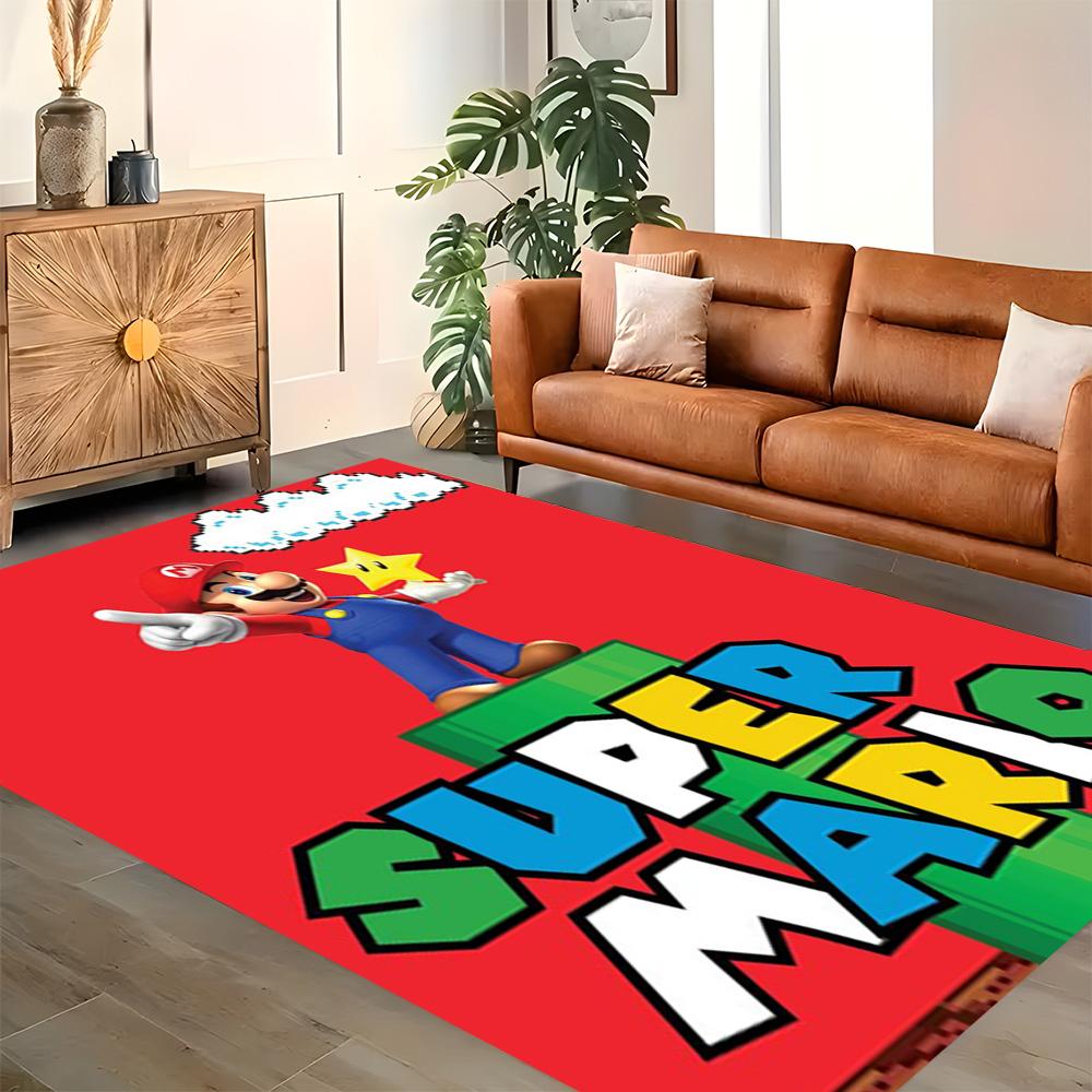 Super Mario Adventure for Living Room rug, Bedroom, Study Room, Hallway Decoration, Perfect for Home Decoration or Holiday Gifts
