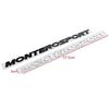 3D Raised Chrome Black Letters Rear Boot Trunk Tailgate Emblem Badge Sticker for Mitsubishi MONTERO SPORT Auto Car Accessories
