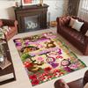 Masha Bear Customized Name Floor Mat Design for Dining Room Game Room Study room Outdoor Antislip Carpet Office home decor Best for Christmas