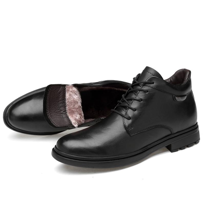 Зимние ботинки, мужская повседневная обувь, новейший бренд класса люкс, натуральная кожа, формальные свадебные ботинки, мужские ботильоны, коровья кожа, мужские ботинки