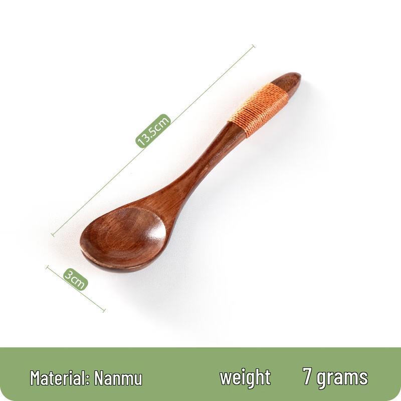 Многоцелевая ложка Nanmu Wood с длинной ручкой