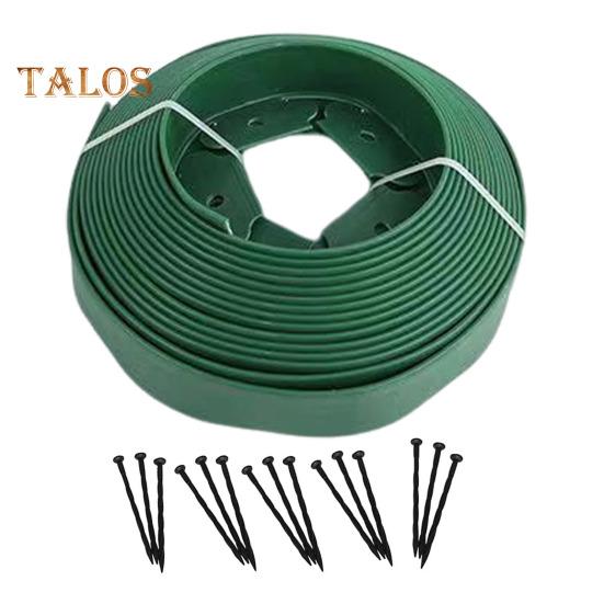 Landscape Edging Border No Dig All-weather Garden Isolation Edging Border with Spikes Easy-to-Install Cuttable Isolation Edging for Flower Beds Yard