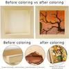6Pcs 12x12cm Unfinished Wood Canvas Panels for DIY Painting Crafts Acrylic Oil Art Projects Pouring