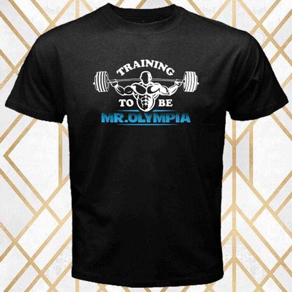 Черная футболка унисекс с логотипом Training Be Mr Olympia Gym Sports
