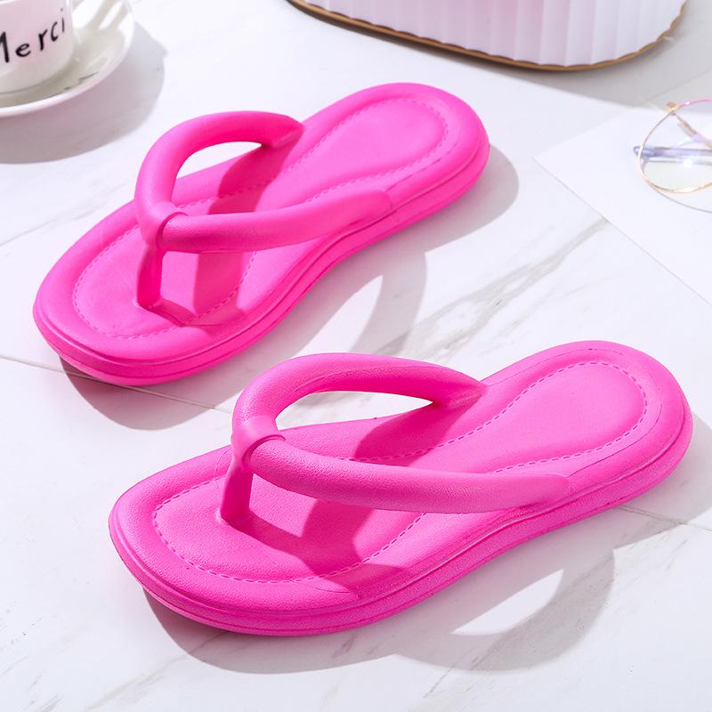 Женские шлепанцы, сандалии-стринги, удобная пляжная повседневная летняя обувь для прогулок в помещении и на открытом воздухе
