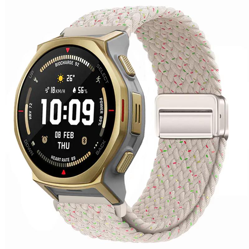 Нейлоновый ремешок 20/22 мм для Amazfit Helio/T-Rex3 Pro 48/44 мм с магнитной застежкой, ремешок для Amazfit Active 2/2 Square/Balance 2