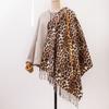 Retro European and American Style Leopard Print Tassel Scarf for Women New Hot Girl Style Autumn and Winter Thickened Warm Shawl Scarf