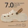 Summer Beach Shoes: Thick-Soled Hole Shoes for Women & Men, Perfect for Indoor and Outdoor Wear