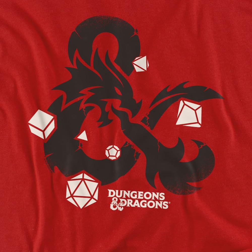 Dungeons & Dragons Mens Ampersand Dice T-Shirt
