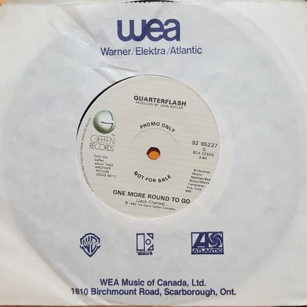 7-дюймовая пластинка QUARTERFLASH Take Another Picture One More Rou 9295237 Geffen Records 1983 Канада Рок Б/у