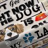 Funny Dog Quotes Print Duvet Cover Set(1 Duvet Cover & 1/2 Pillowcase) Cute Pet Theme Bedding Set Soft Comforter Cover for Dog L