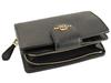 Кошелек складной кожаный кошелек Bifold Outlet MEDIUM CORNER ZIP WALLET 6390 C0082 C3454 COACH [Coach] женский (черный) [Элемент]