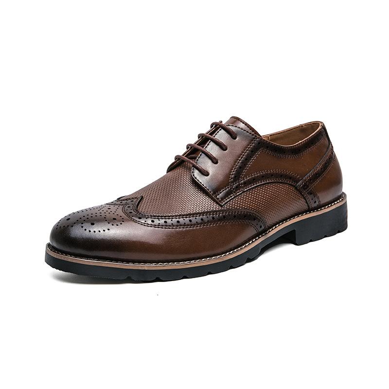 Мужские туфли-оксфорды ручной работы из кожи Wingtip, мужские туфли-броги, классические деловые туфли, мужские туфли из телячьей кожи