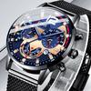 Fashion Black Men Watches Man Calendar Quartz Wristwatches Men Casual Business Watches Luxury Mens Round Dial Analog Watch