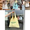 Chic Letter Print Shoulder Bag Spacious Trendy Tote Street Style Canvas Bag