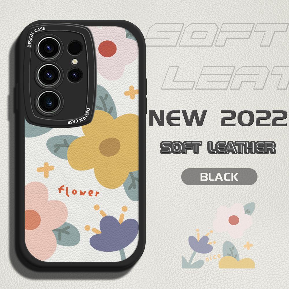 Милый чехол из искусственной кожи для Vivo V23E Y15 Y91 Y51 OPPO A9 Reno8 6 Realme 10 Pro C21 C12 C15 C35 Huawei Nova 7i P30 Lite Infinix Hot 10S, чехол для телефона