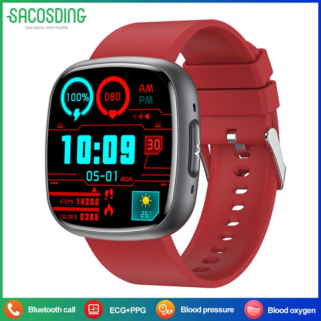 2025 Smart Watch Blood Pressure Health Monitoring ECG HRV Bluetooth Call SOS Men Women Sport Fitness Tracker Blood Oxygen Watch