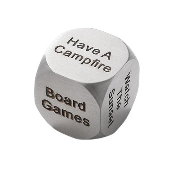 Дата Вечер Идеи Решающие Кости Портативные Нержавеющая Сталь Взрослые Пары Решающие Кости День Святого Валентина Годовщина Девушка Парень Муж Жена Подарок