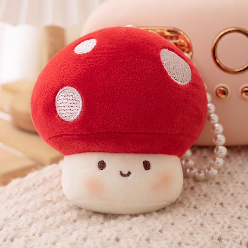 Mushroom Plush Toy: Cute Decorative Pendant for Kids