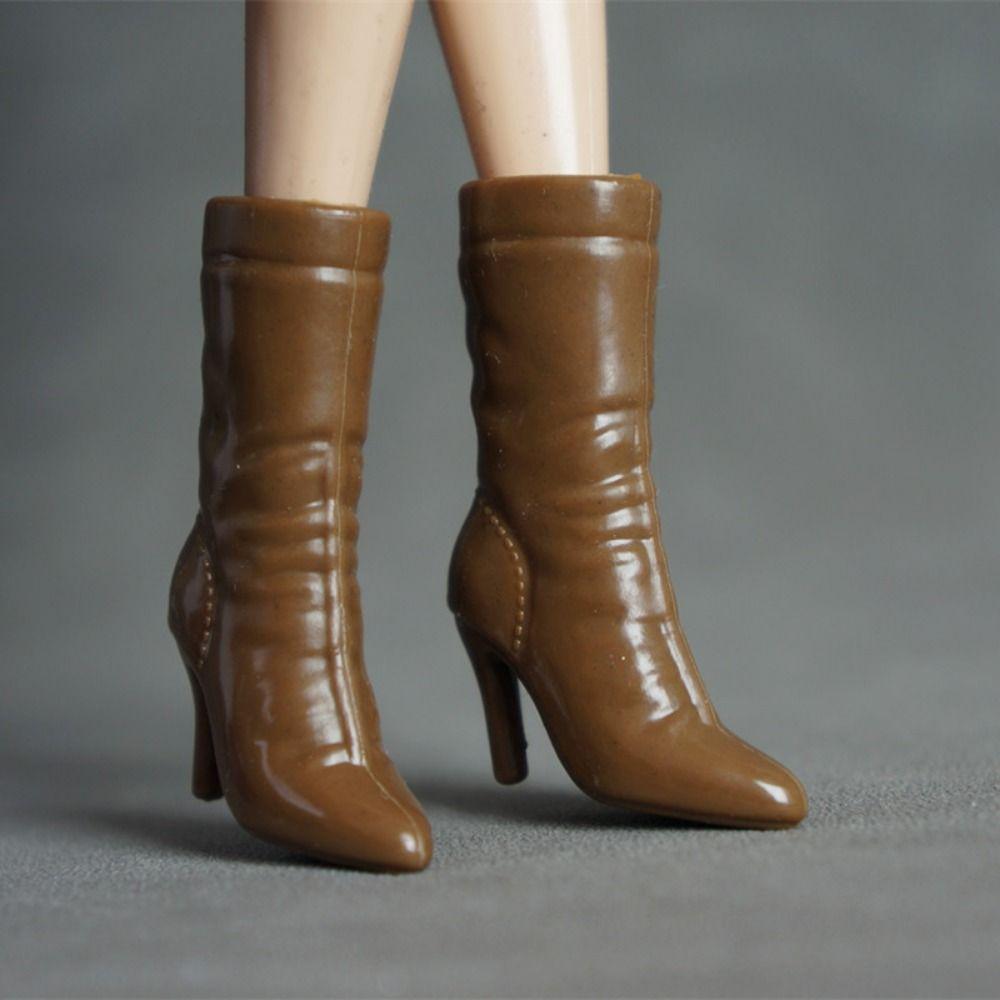 Fashion Male/Female Doll Boots Plastic Doll Casual Wear Shoes Fit Foot Length 2cm Dolls