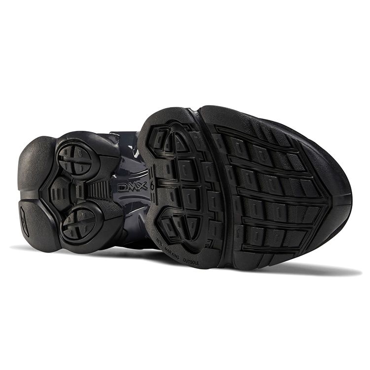 Reebok Dmx6 Mmxx Удобная сетка Синтетическая кожа Замша Лаковая Низкие кроссовки Унисекс кроссовки Черный FW6648