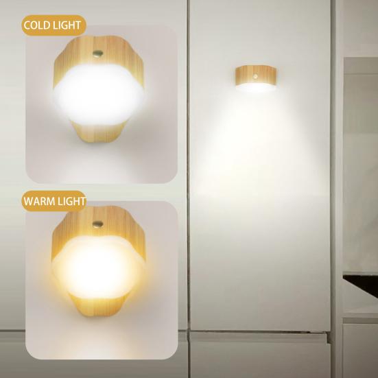 Светодиодный настенный светильник с 3 уровнями яркости, регулируемой яркостью, регулируемым углом наклона, простой в установке, заботящийся о глазах ночной светильник с дистанционным управлением