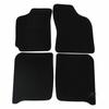 Tapis De Sol - J&J AUTOMOTIVE - Fiat Palio 1998-2002 - Velours Noir - Antidérapant - Sur Mesure