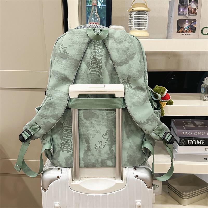 Рюкзак для ученика средней школы, граффити, мужской