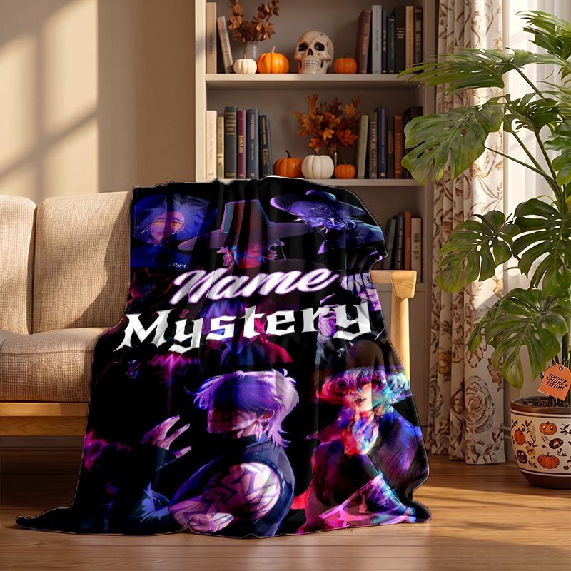 mystery Custom Flannel Blankets Soft Warm Cozy Throws for Home Decor Holiday Gifts