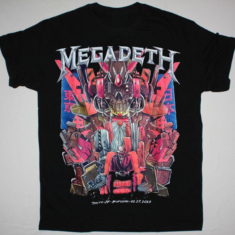 Megadeth Budokan Japan Tour Metal Band T-Shirt Fullsize Tee one Sided