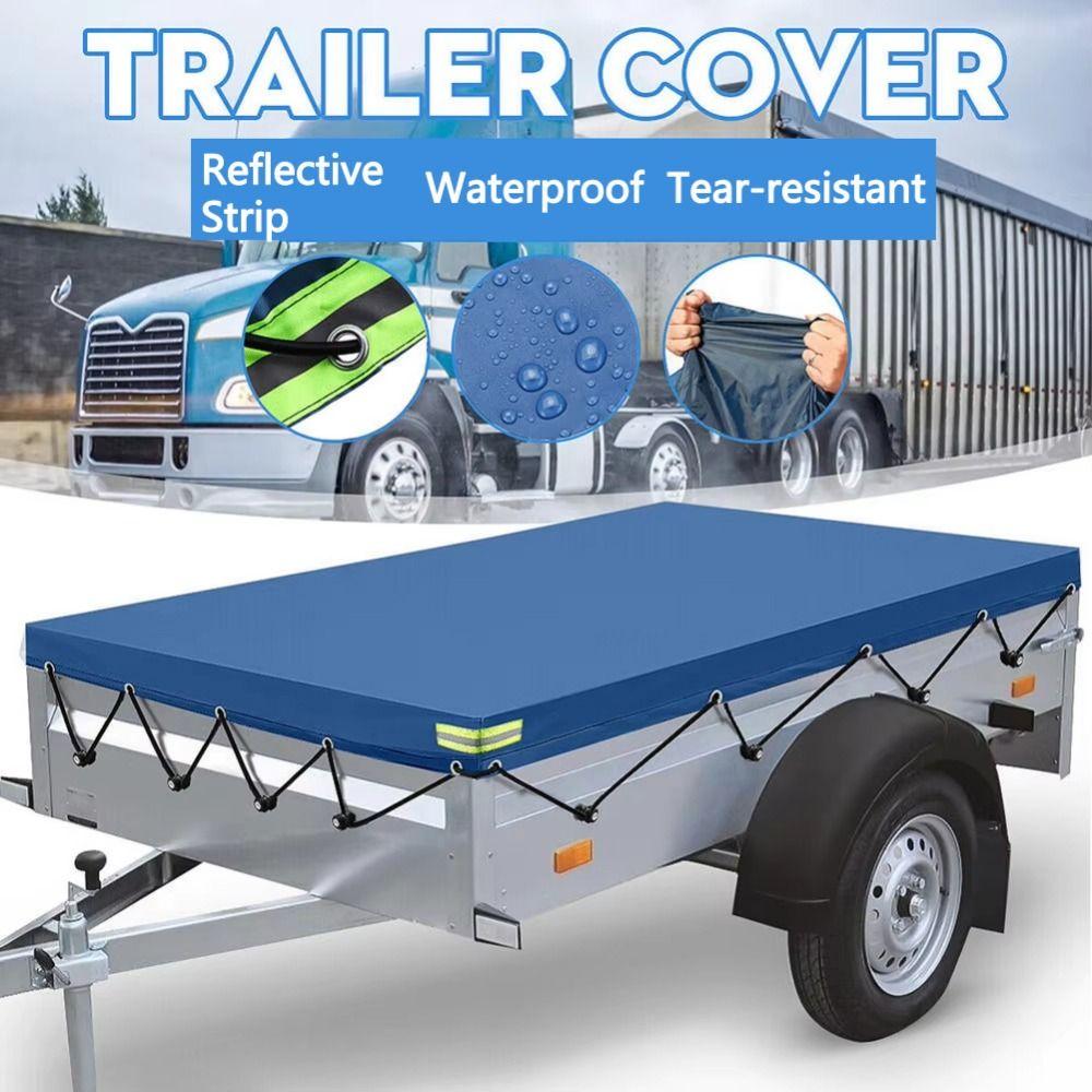 420D Oxford Truck Canopy Universal Trailer Tarp Durable Trailer Protective Cover Trailer Supplies