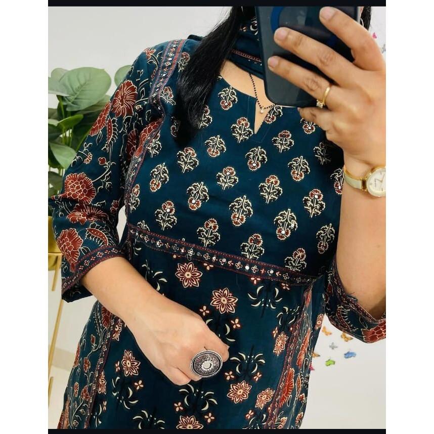 Женский дизайнерский костюм сальвар-камиз курти брюки дупатта индийская праздничная одежда топ туника SC-2184a