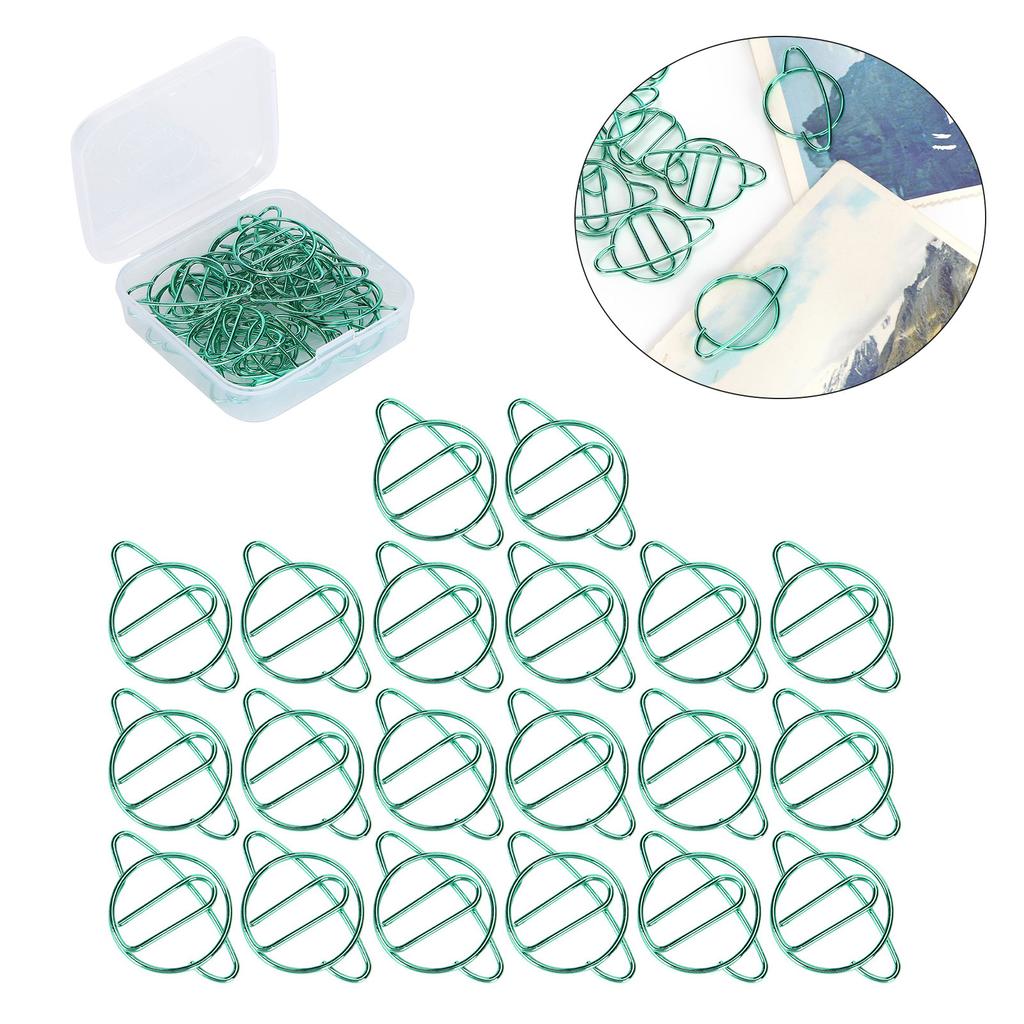 20 шт. забавные скрепки в форме планеты закладки зажимы для организации документов принадлежности для дома и офиса