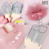Women Clear Lip Gloss Moisturizing Lip Balm  Jelly Lip Oil Non Sticky Plumping Red Lipstick Gloss Cosmetic Lip Care Tool