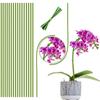 20Pcs Single Stem Plant Sticks Bendable Plant Support Stakes Flower Making Plant Stakes